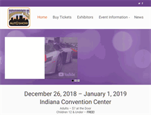 Tablet Screenshot of indyautoshow.com